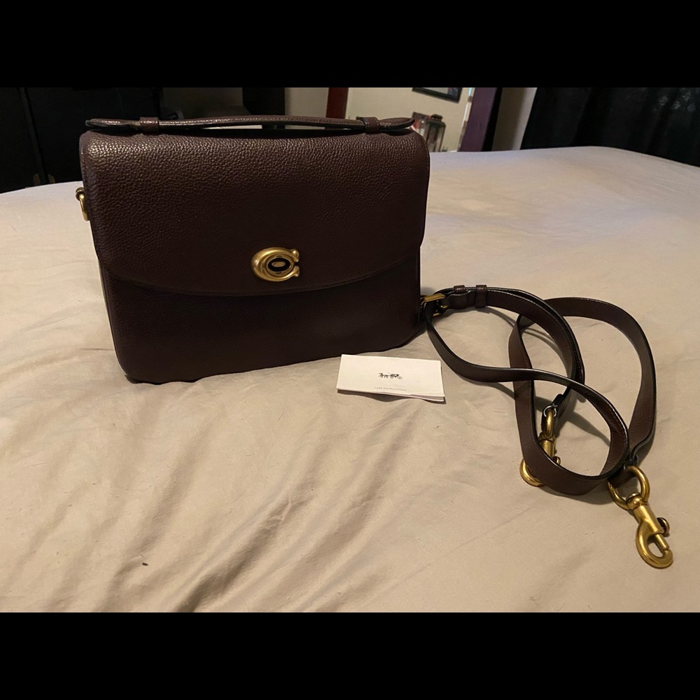 COPY - Cassie Coach crossbody (Burgundy)